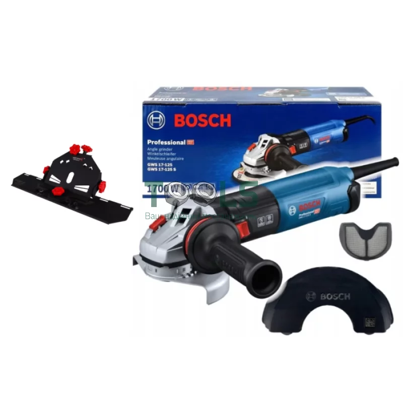 Угловая шлифмашина Bosch GWS 17-125 S Professional + насадка для реза Distar Mechanic Slider 2.0 (06017D0300+19568442113)