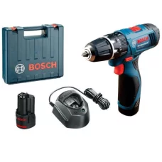 Шуруповерт аккумуляторный ударный Bosch GSB 120-LI (12 В, 2х1.5 А*ч, 28 Н*м) (06019F3006)