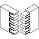 Фреза прямая, концевая пазовая 20x25 мм, хвостовик 8 мм Bosch 2608628390