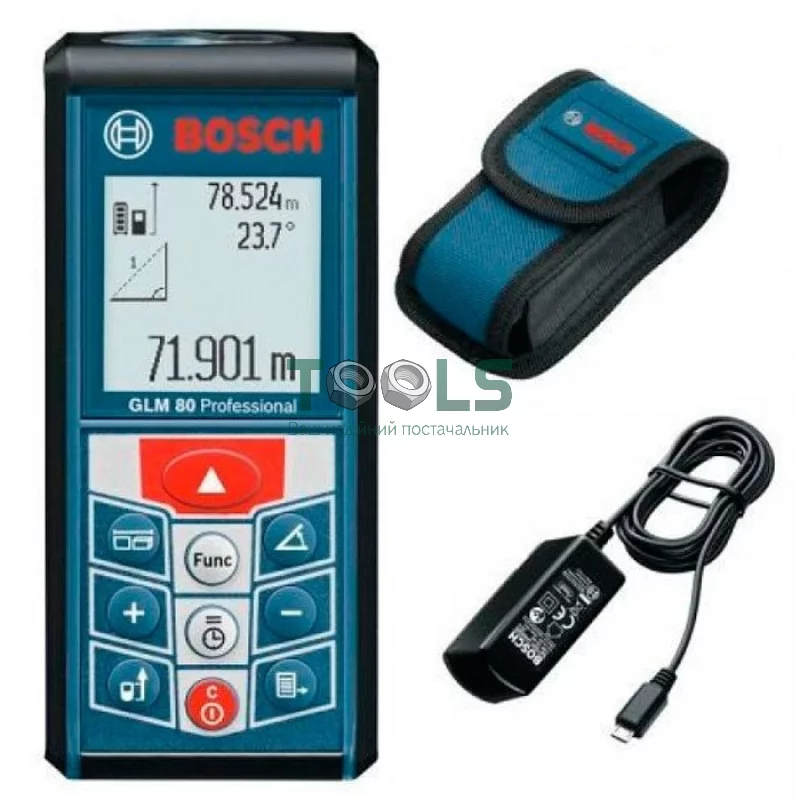 Лазерный дальномер Bosch GLM 80 Professional (0.05-80 м) (0601072300)