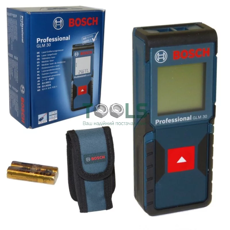 Лазерный дальномер Bosch GLM 30 Professional (0.15-30 м) (0601072500)