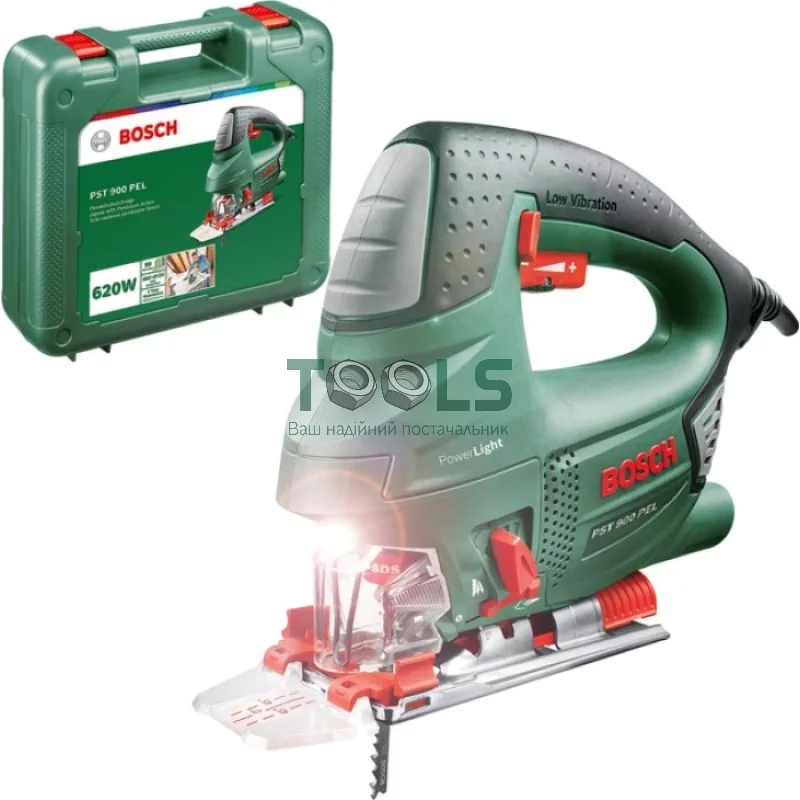 Лобзик электрический Bosch PST 900 PEL (0.62 кВт, 3100 ход/мин) (06033A0220)