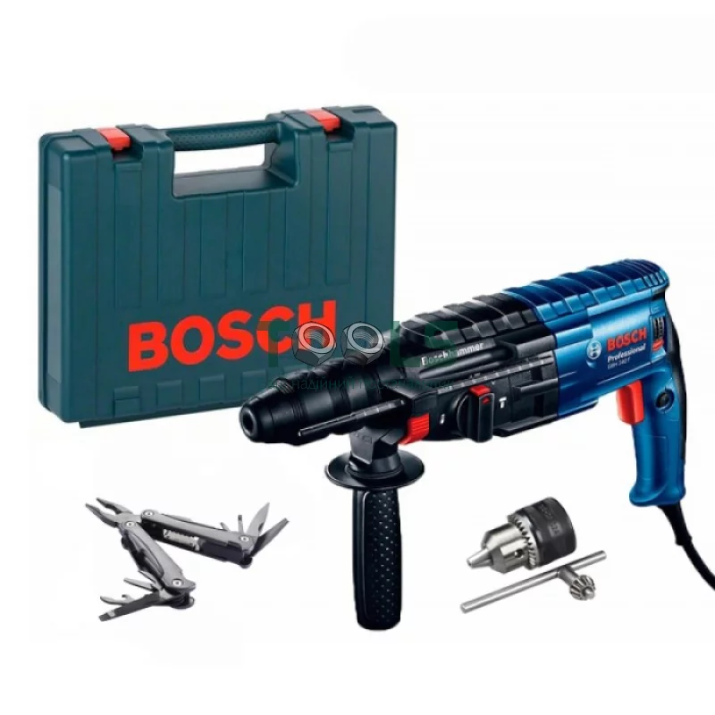 Перфоратор Bosch GBH 240 F + Swiss Peak Multitool (0615990L0D)