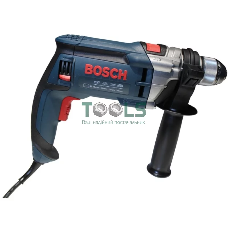 Дрель ударная Bosch GSB 16 RE (750 Вт, 13 мм) + набор сверл Robust Line CYL-9 MultiConstruction (7 шт.) (0615990L2N)