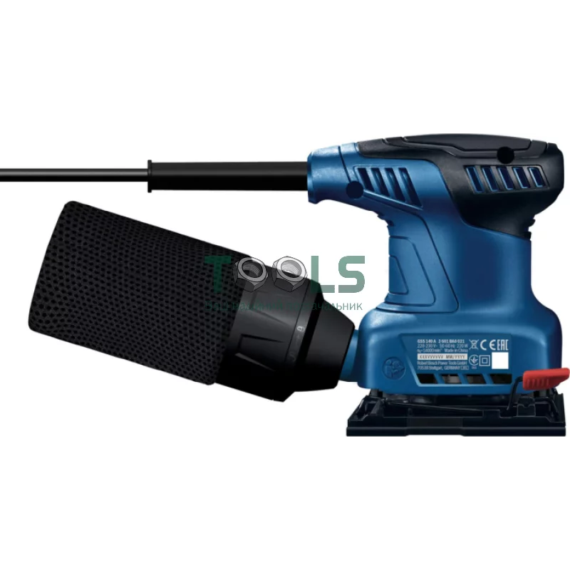 Віброшліфмашина Bosch GSS 140 A Professional (230 В, 112х101 мм) (06012A8021)