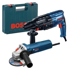 Перфоратор Bosch GBH 240 + кутова шліфувальна машина Bosch GWS 750-115 (0611272103)