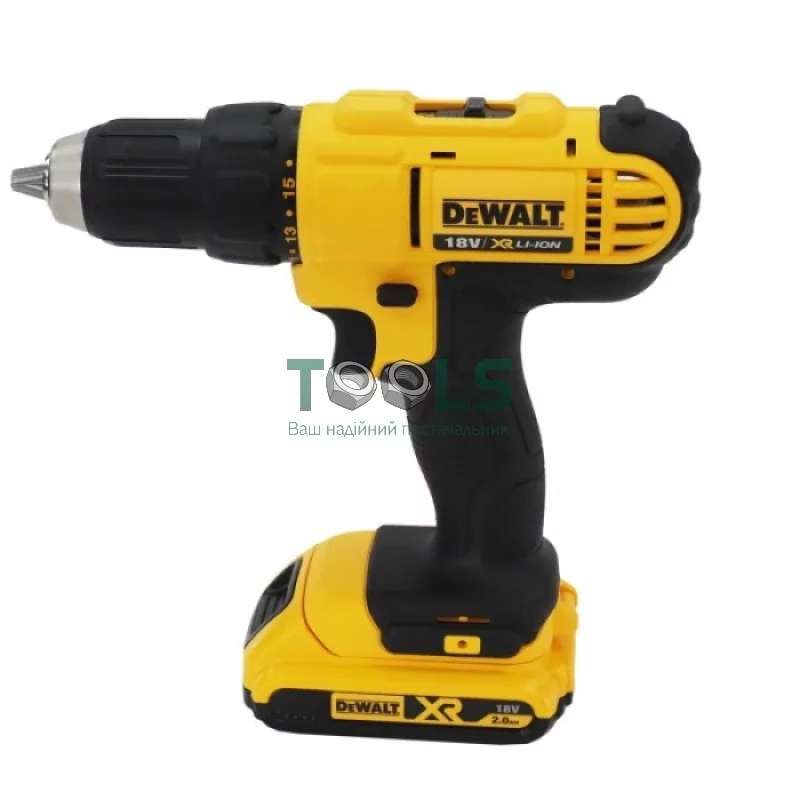 Акумуляторний дриль-шуруповерт DeWALT DCD771D2 (2х18 В, 2 А*год, 42 Н*м)