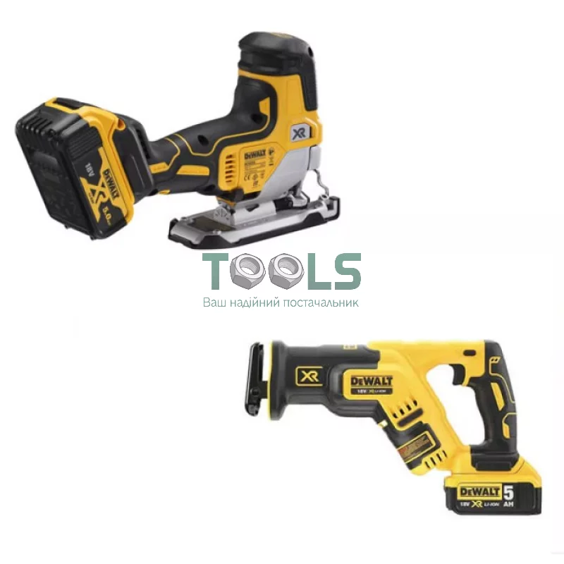 Набір акумуляторних інструментів DeWALT DCK856P4 (8 шт.)