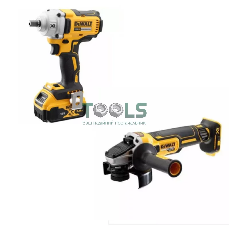 Набір акумуляторних інструментів DeWALT DCK856P4 (8 шт.)