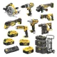 Набір акумуляторних інструментів DeWALT DCK856P4 (8 шт.)