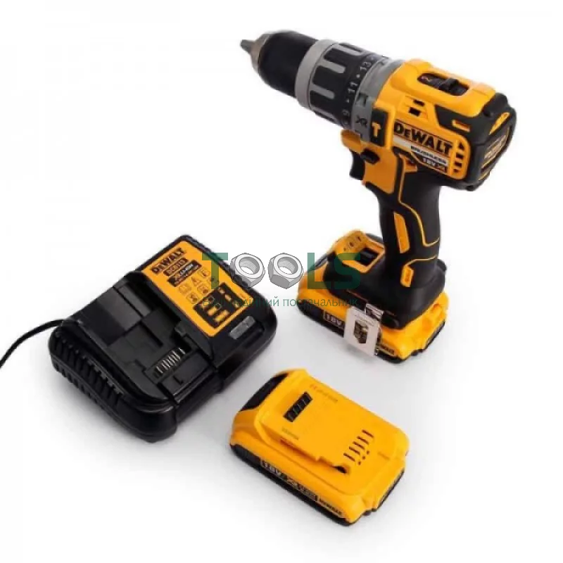 Акумуляторний ударний дриль-шуруповерт DeWALT DCD796D2 (2х18 В, 2 А*год, 70 Н*м)