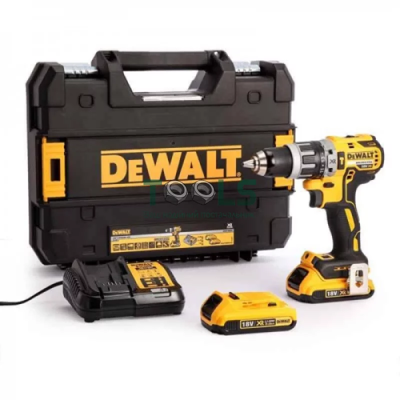 Акумуляторний ударний дриль-шуруповерт DeWALT DCD796D2 (2х18 В, 2 А*год, 70 Н*м)