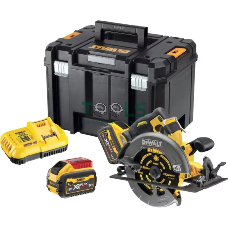 Аккумуляторная циркулярная пила DeWALT DCS578X2 (2х54 В, 3 А*ч, 190 мм)