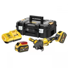 Аккумуляторная угловая шлифмашина DeWALT DCG418T2 (54 В, 2х2 А*ч, 125 мм)