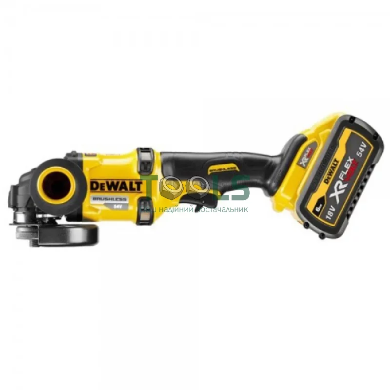 Акумуляторна кутова шліфувальна машина DeWALT DCG418T2 (54 В, 2х2 А*год, 125 мм)