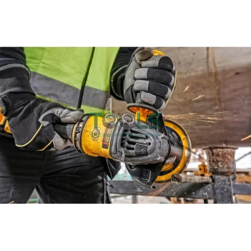 Акумуляторна кутова шліфувальна машина DeWALT DCG418T2 (54 В, 2х2 А*год, 125 мм)