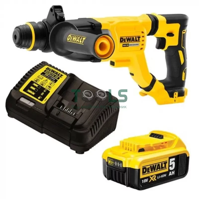 Аккумуляторный перфоратор DeWALT DCH263P1 (18 В, 5 А*ч, 3 Дж)