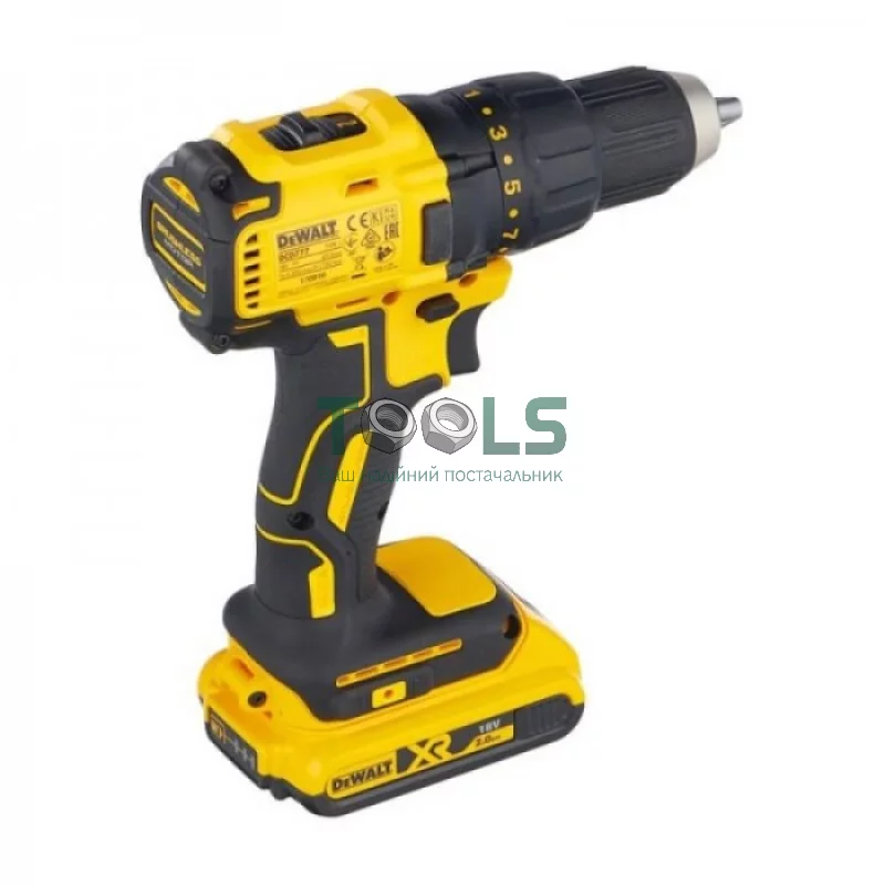 Акумуляторний дриль-шуруповерт DeWALT DCD777D2T (2х18 В, 2 А*год, 65 Н*м)