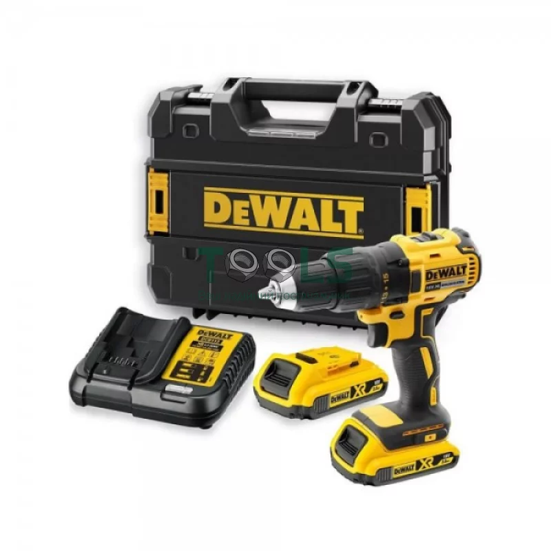 Акумуляторний дриль-шуруповерт DeWALT DCD777D2T (2х18 В, 2 А*год, 65 Н*м)