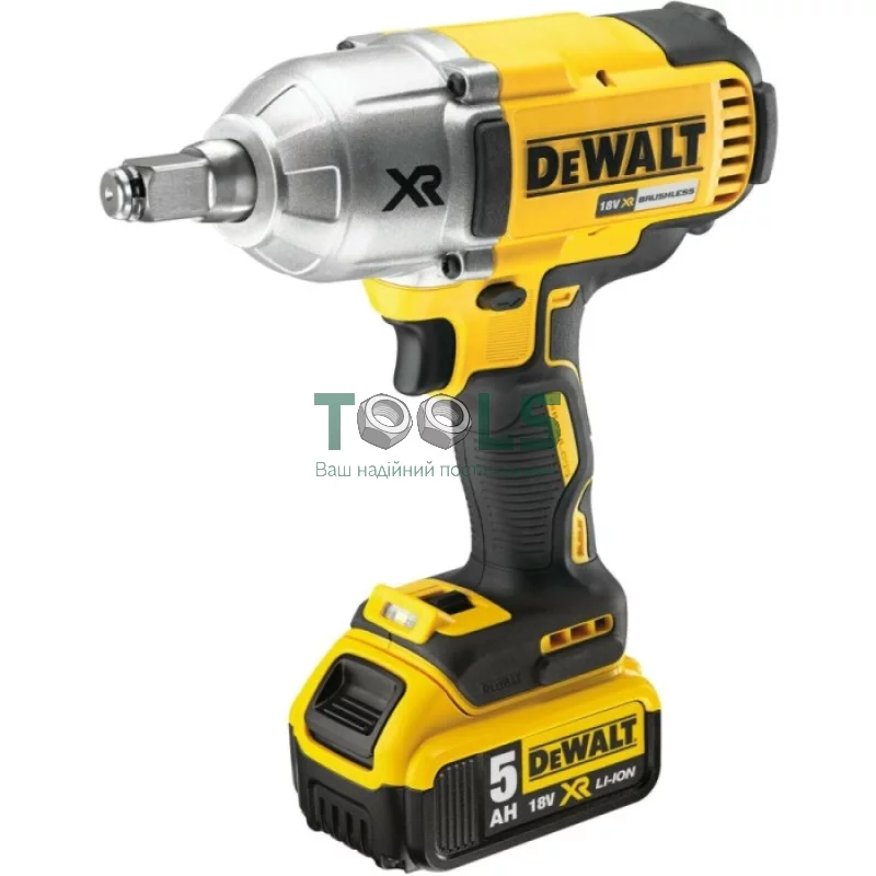 Аккумуляторный ударный гайковерт DeWALT DCF899HP2 (2х18 В, 5 А*ч, 950 Н*м)