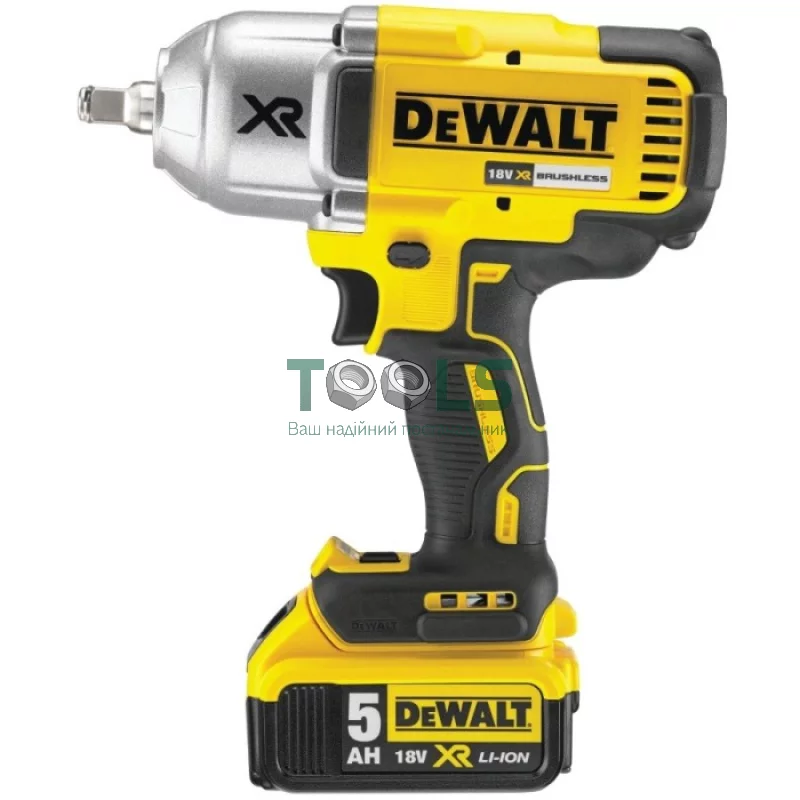 Аккумуляторный ударный гайковерт DeWALT DCF899HP2 (2х18 В, 5 А*ч, 950 Н*м)