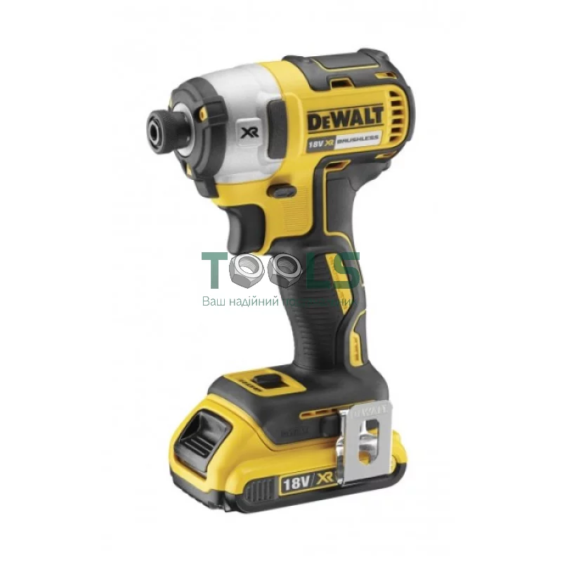 Акумуляторний ударний шуруповерт DeWALT DCF887D2 (2х18 В, 2 А*год, 205 Н*м)