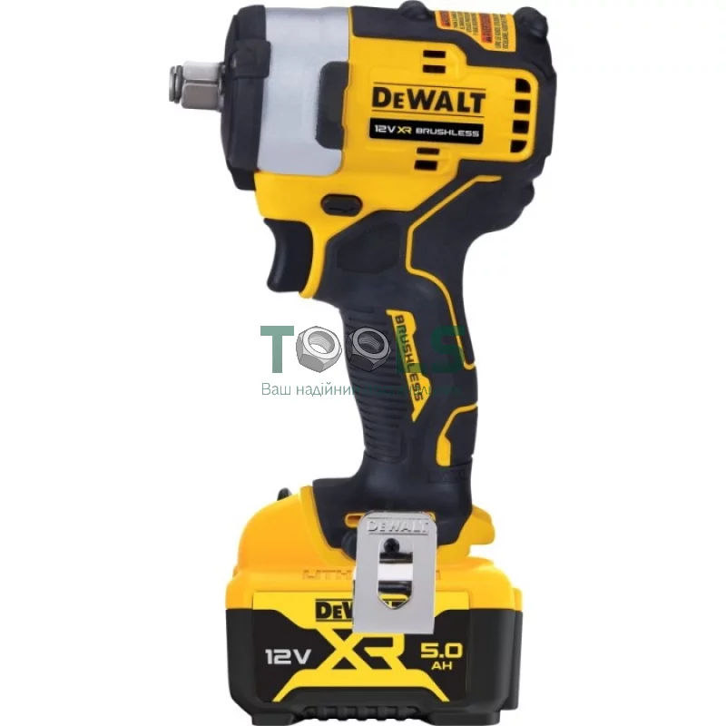 Акумуляторний ударний гайковерт DeWALT DCF901P1 (12 В, 5 А*год, 338 Н*м)