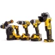 Шуруповерт DeWALT DCD796 + гайковерт DeWALT DCF887 + перфоратор DeWALT DCH273 + болгарка DeWALT DCG405 (DCK422P3)