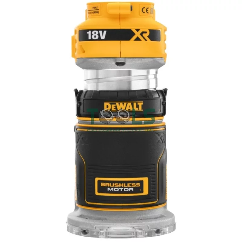 Акумуляторний фрезер кромковий DeWALT DCW604P2 (2х18 В, 5 А*ч)