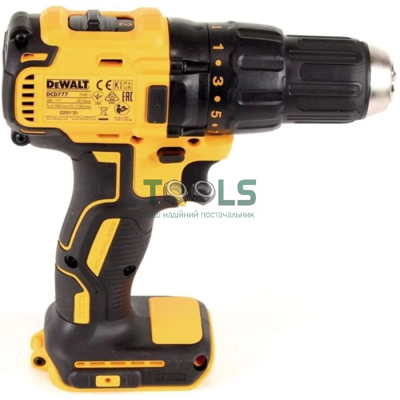 Акумуляторний дриль-шуруповерт DeWALT DCD777M2T (2х18 В, 4 А*год)