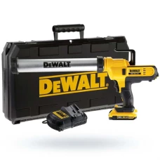 Аккумуляторный пистолет для герметика DeWALT DCE580D1 (18 В, 2 А*ч, 2.5 кН)