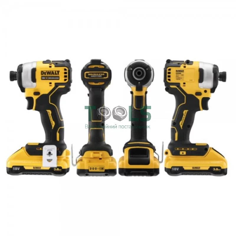 Аккумуляторный ударный шуруповерт DeWALT DCF809L2T (18 В, 2х3 А*ч, 190 Н*м)