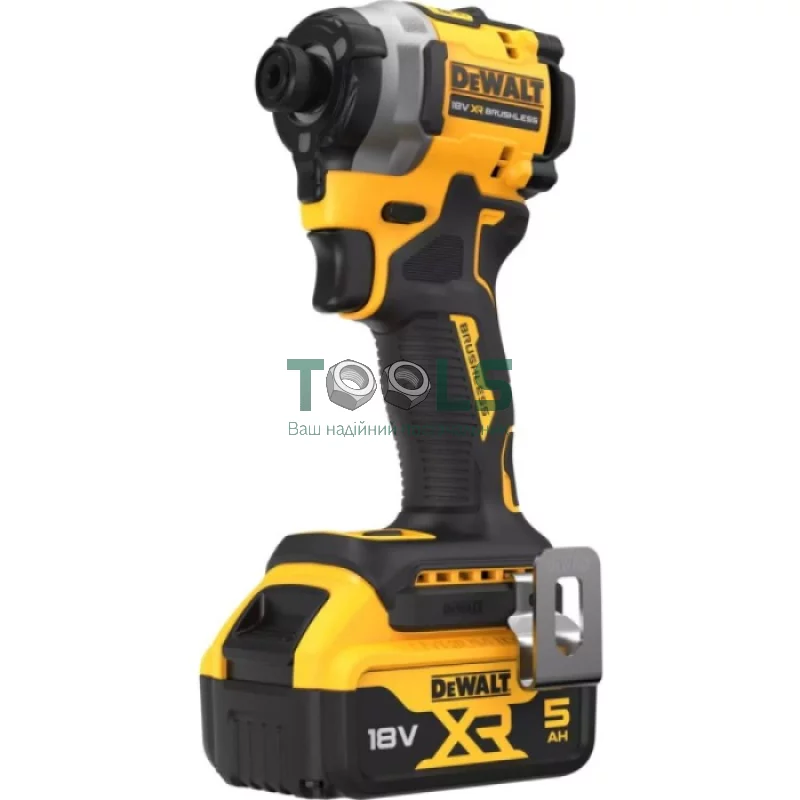 Аккумуляторный ударный шуруповерт DeWALT DCF850P2T (18 В, 5 А*ч, 206 Н*м)