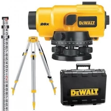 Оптический нивелир DeWALT DW096PK (26-кратный, 100 м)