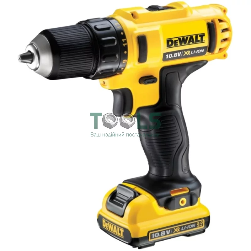 Акумуляторний дриль-шуруповерт DeWALT DCD710D2 (2х10.8 В, 2 А*год)