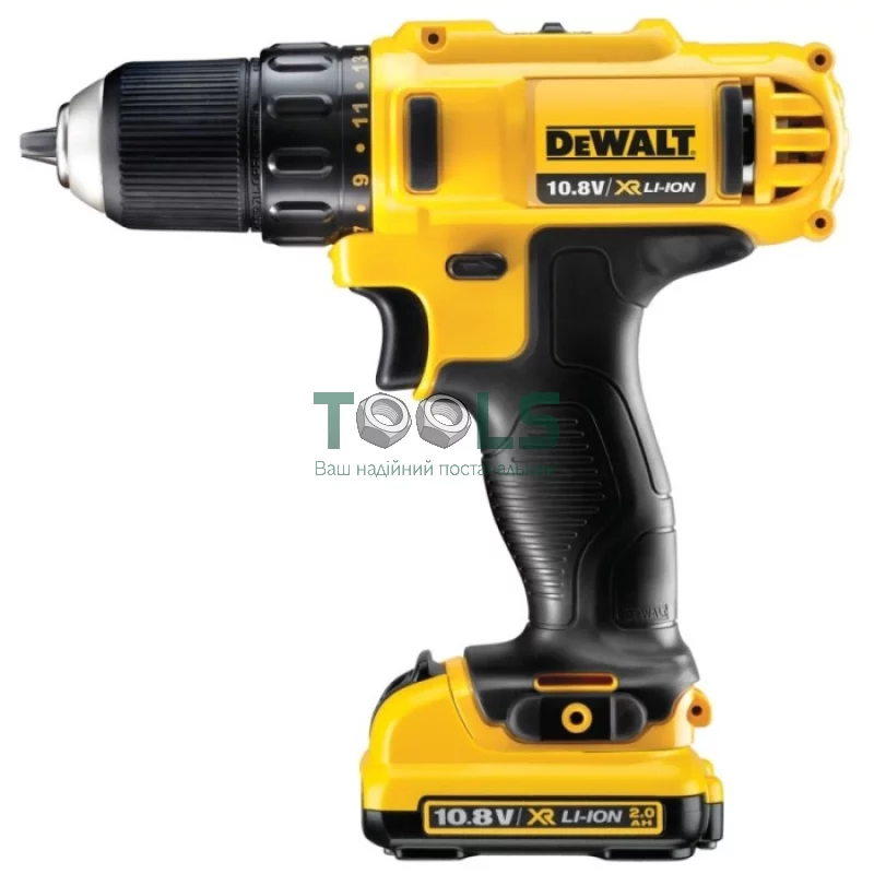 Акумуляторний дриль-шуруповерт DeWALT DCD710D2 (2х10.8 В, 2 А*год)