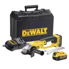 Аккумуляторная угловая шлифмашина DeWALT DCG412M2 (18 В, 2х4 А*ч, 125 мм)