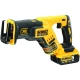 Акумуляторна шабельна пилка DeWALT DCS367P2 (2х18 В, 5 А * год, 2900 хід / хв)