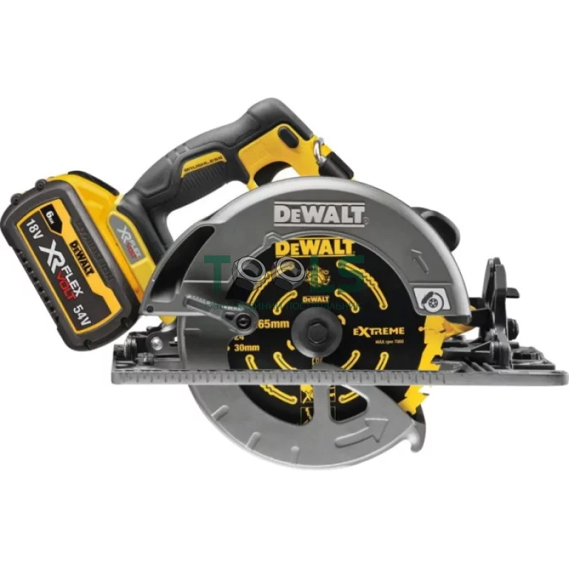 Акумуляторна циркулярна пилка DeWALT DCS579NT (54 В, без АКБ, 190 мм)