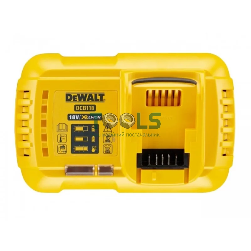 Зарядний пристрій DeWALT DCB118 + акумулятори DeWALT DCB548 (Li-Ion, 2х18 В, 12 А * год) (DCB118Y2)