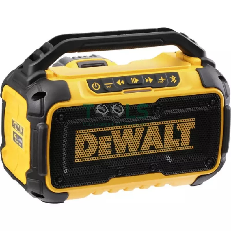 Колонка портативная аккумуляторная Bluetooth DeWALT DCR011 (10.8 / 14.4 / 18 В, без АКБ)