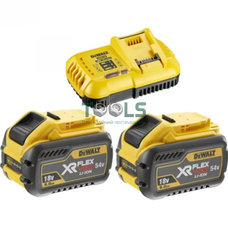 Набор аккумуляторов + зарядное устройство DeWALT DCB118X2 (Li-Ion, 2х18 В, 9 А*ч)