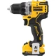 Аккумуляторная дрель-шуруповерт DeWALT DCD701D2 (2х12 В, 2 А*ч, 57.5 Н*м)