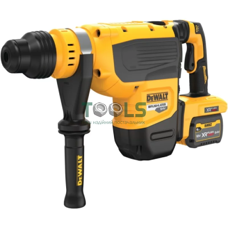 Акумуляторний перфоратор DeWALT DCH735X2 (54 В, 2х3 А*год, 13.3 Дж)