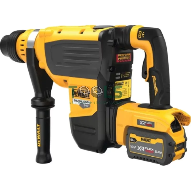 Аккумуляторный перфоратор DeWALT DCH735X2 (54 В, 2х3 А*ч, 13.3 Дж)