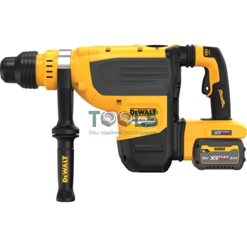 Акумуляторний перфоратор DeWALT DCH735X2 (54 В, 2х3 А*год, 13.3 Дж)