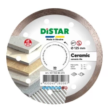 Круг алмазний відрізний Distar Ceramic 1A1R (125х1.4х22.23 мм) (10170085073)