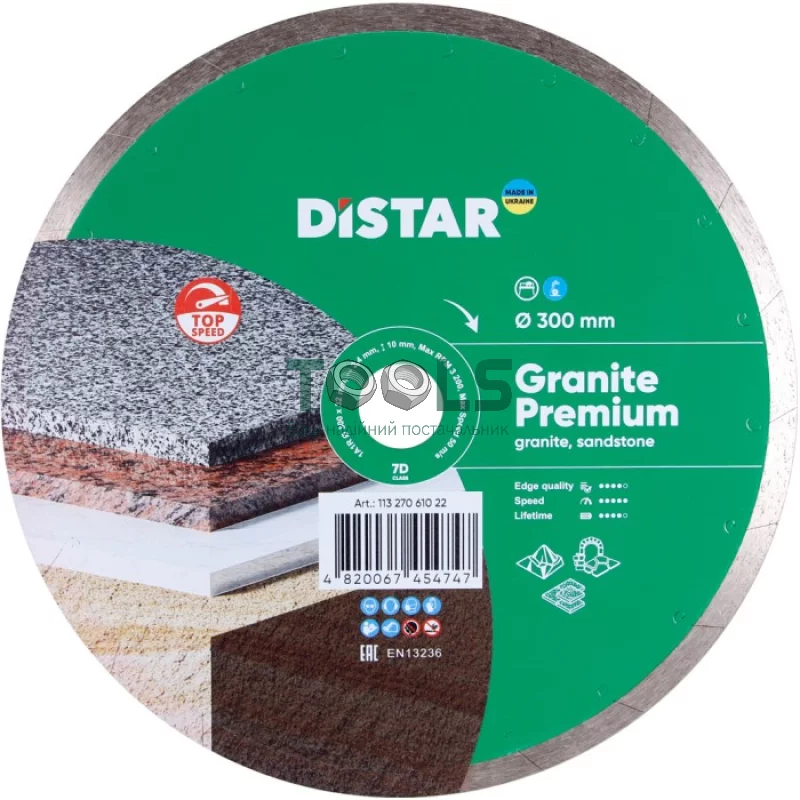 Алмазный диск Distar Granite Premium (300х32х10 мм) (11327061022)