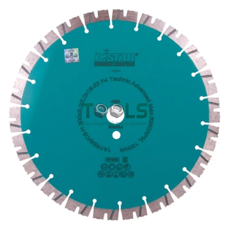 Відрізний алмазний диск Distar Technic Advanced (300х25.4х15 мм) (14320347022)