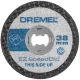 Круг для пластмассы Dremel SpeedClic (38 мм, 5 шт.) (2615S476JB)